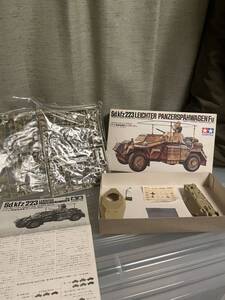 タミヤ　TAMIYA プラモデル Sd.kfz223LEICHTER PANZERS （FU）1/35ミリタリーミニチュアシリーズNO.62 ドイツ・無線指揮車フンクワーゲン