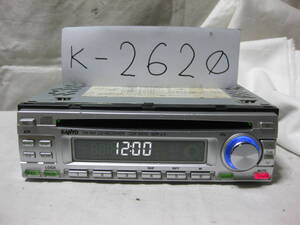 K-2620　SANYO　サンヨー　CDF-R310　1Dサイズ　CDデッキ　故障品