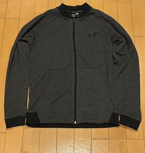 UNDER ARMOUR アンダーアーマー　 ボンバージャケットボマージャケット BOMBER JACKET MD サイズ 着丈63 身幅47 裄丈80 チャコールグレー