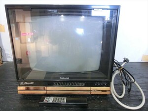 T【J6-38】【140サイズ】National ナショナル/ブラウン管 カラーテレビ TH14-N39R/通電可/ジャンク扱い/※経年品