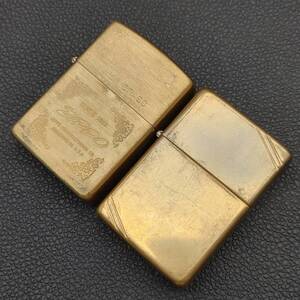 【人気】ZIPPO レギュラータイプ SOLID BRASS 1932 1992 USA製 火花OK 着火跡あり 1989年製 USA製 火花OK 着火跡あり/3262117/CDK109-13