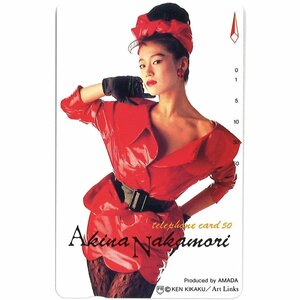 テレカ　中森明菜　KEN KIKAKU/Art Links Produced by AMADA 　未使用◆おたからや【D-B28447】同梱-1