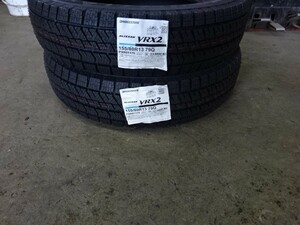 155/80R13　79Q　ブリヂストン　BLIZZAK　VRX2　新品スタッドレス　２本　