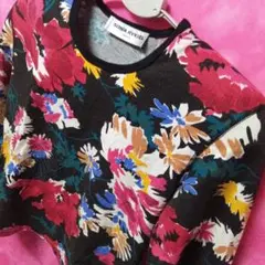 実質M-Lサイズ　SONIA RYKIEL 花柄¥5500↓ 長袖 Tシャツ