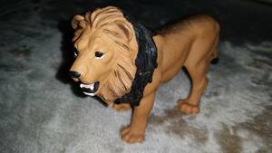 動物：MIAMI ライオン リアル フィギュア 2010年 全長約14cm 獅子 美品 2312/オクパナ