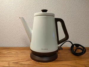 レコルト 電気ケトル クラシック リーブル 0.8L ホワイト RCK-2-W recolte Classic Kettle Libre　