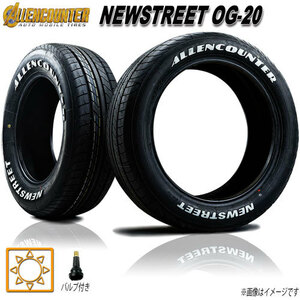 サマータイヤ 4本セット ALLENCOUNTER ニューストリート OG-20 ホワイトレター 215/60R17インチ C 109/107T 新品 バルブ付