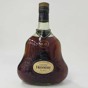 M29663(063)-631/MY20000　酒　Hennessy X.O COGNAC ヘネシー コニャック ブランデー グリーンボトル ゴールドキャップ 40％ 700ml
