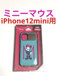 12198 iPhone12mini用 ケース カバー ミニーマウス