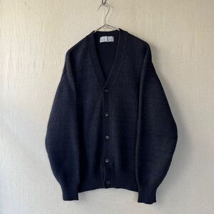 AD1991 COMME des GARCONS HOMME ニット カーディガン / ウール ネイビー 田中オム アーカイブ 90s K4-12082-41450