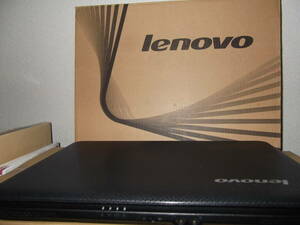 即決★ Lenovo G550 15inch メモリ4GB T3300 Dual-Core 2.0GHz SSD 180GB Windows7 外箱あり