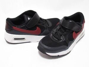 NIKE AIR MAX SC PSV ブラック レッド 21cm ナイキ エアマックス ベルクロ 黒 赤 CZ5356-009