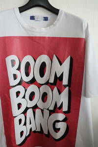 即決 19SS JUNYA WATANABE MAN COMME des GARCONS ジュンヤワタナベマン コムデギャルソン BOOM BOOM BANG メッセージプリントTシャツ L