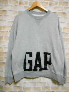 ★SALE★【GAP ギャップ】 お腹ロゴ&ポケット付き スウェットsizeM