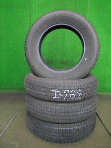 I-989 175/80R16 BS デューラーH/T684Ⅱ バリ山 4本set