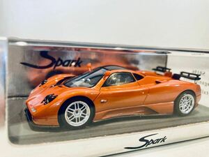 【送料無料】1/43 Spark Pagani Zonda パガーニ ゾンダ Orange metallic