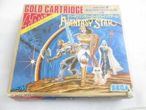 【同梱可】中古品 ゲーム セガ ファンタシースター マーク3 マスターシステム ソフト 箱説付き