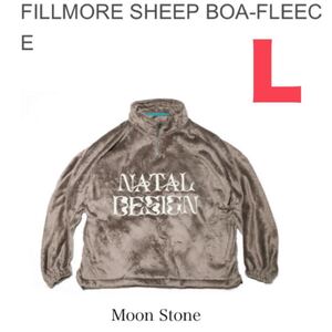 natal design ネイタルデザイン FILLMORE SHEEP boa-fleece moonstone L プルオーバースウェット 