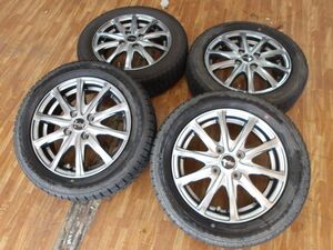 O 送料無料 美品 バリ山 22年製 14 4H100 4.5J+45 グッドイヤー アイスナビ8 155/65R14 N-BOX タント ムーヴ スペーシア サクラ デリカミニ