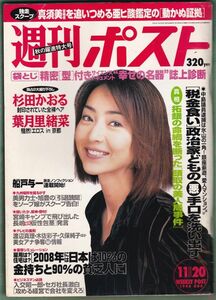 稲森いずみ、杉田かおる、葉月里緒菜、照屋まみ、杉本千鶴、佐藤鮎美、村田洋子、佐藤江梨子、週刊ポスト