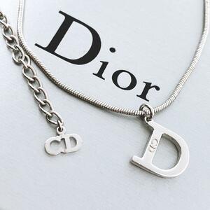 ディオール dior ネックレス ペンダント シルバー レディース Y179 アクセサリー ジュエリー CD