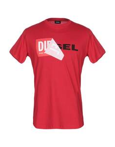 * ラスト * 正規品 DIESEL T-DIEGO-QA ディーゼル Tシャツ L / Red *