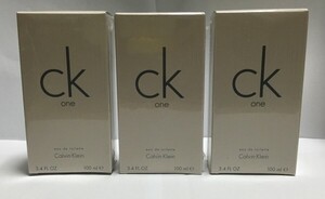 ★新品3本セット★カルバンクライン CK-One 100ml★送料０！