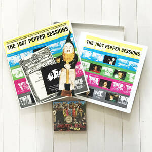 【送料無料！】レア！THE BEATLES ザ・ビートルズ「The 1967 Pepper Sessions(CD+Photo Book Box)」UK盤 3,500枚限定 LPサイズBOX入り