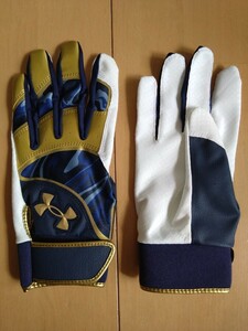 アンダーアーマー（UNDER ARMOUR）バッティンググローブ　LGサイズ　クリーンアップ　両手用　Lサイズ