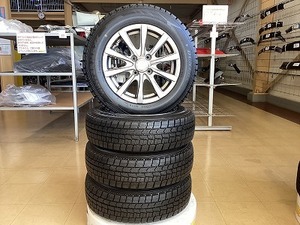 ヨコハマ GRASS グラス 14X5.5J+40 4穴 PCD100 165/70R14 81Q ダンロップ WM02 2019年製 a-2486 セット(11) SD　