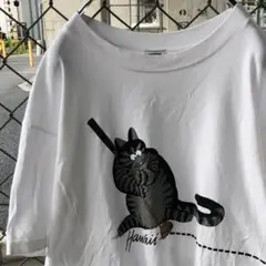 90s USA製 クリバンキャット Hawaii Tシャツ ネコ 猫 ねこ