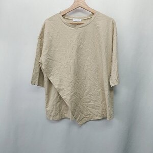 ◇ ⊂ BEAUTY&YOUTH UNITED ARROWS ストレッチあり 半袖 Tシャツ カットソー サイズ表記なし モカ レディース E