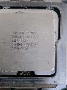 【動作品】CPU Intel Core2Duo E8400 3.00Ghz 送料無