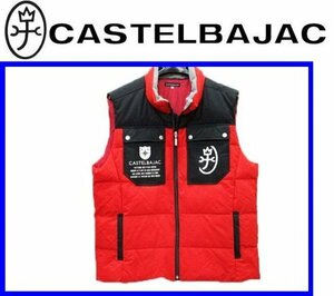 秋冬★50(LL)★\49500〓CASTELBAJACカステルバジャック〓モノグラムダウンベスト80