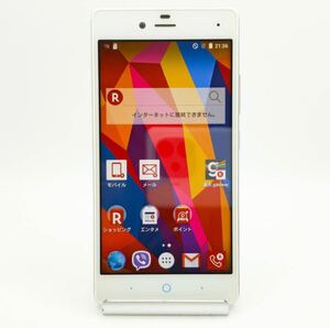 ZTE Blade E01 SIMフリー ホワイト スマホ スマートフォン Android アンドロイド 携帯