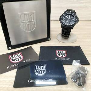 ルミノックス LUMINOX F117 ナイトホーク 200 SERIES 3400 USAF STEALTH ブラック コマ付き【206628