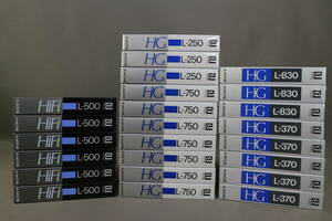 SONY ソニー ベータ ビデオカセット Master HG L-830 L-370 L-250 L-750 Master HiFi L-500 Beta 未使用 未開封