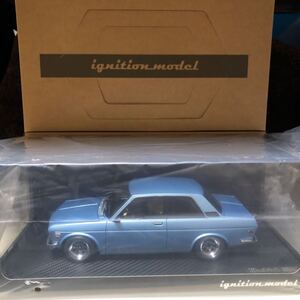 定価46750 ignition Model 1/18 イグニッションモデル IG3307 Datsun Bluebird 510 Light Blue Metallic ダットサン ブルーバード ハコスカ