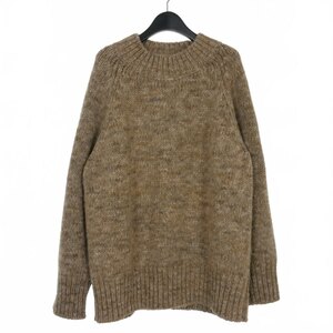 メゾンマルジェラ Maison Margiela 22AW ボタニカルダイ アルパカ混 ニット セーター S 茶 ブラウン SI0GP0003 S17802 国内正規