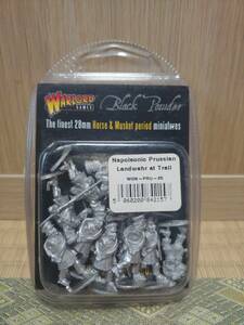 Warlord Games Black Pouder - Napoleonic Prussian Landwehr at Trail (New) 新品