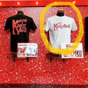 【新品】ミュージカル Kinky Boots キンキーブーツ Tシャツ ホワイト Mサイズ