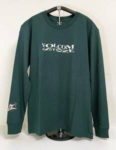 VOLCOM ボルコム AF632209CDG① メンズ XXL（3L）キングサイズ 長袖Tシャツ ロンティー PrintTee グリーン色 ヴォルコム 新品即決 送料無料