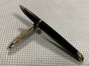 WATERMAN ウォーターマン Carene カレン シルバーストライプキャップ コンビ ペン先18K 750