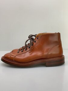 Tricker’s◆レースアップブーツ/US6.5/BRW/レザー/6077/モンキーブーツ