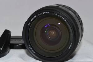 【美品】ミノルタ AF 24-85mm 3.5-4.5 NEW 、レンズフード付き