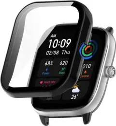 Amazfit GTS 4 Mini 保護ケース 耐衝撃 9Hガラスフィルム