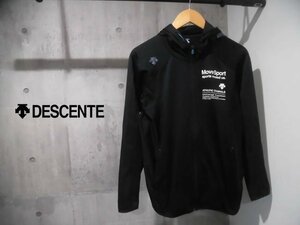 DESCENTE デサント/Move Sport ムーブスポーツ/長袖ジャージジャケット/タフスウェット フーデッドジャケット M/ブラック 黒/メンズ/DAT-16