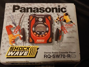 Panasonic　RQ-SW70-R『SHOCK WAVE』【1997年9月】★整備完全動作確認済品 ★『ショック・ウェーブ当時のオリジナルVMSSヘッドフォン付！』