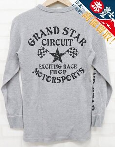 8T6951【クリックポスト対応】THE FLATHEAD GRAND STAR 長袖サーマルTシャツ フラッドヘッド