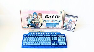 動作品・清掃済み★SUNSOFT／サン電子 PS2／PlayStation2専用 「タイピング恋愛白書 BOYS BE・・・」 キーボード&恋愛ソフト同梱版